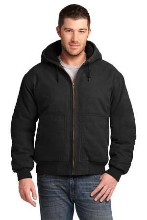 CornerStone Washed Duck Cloth Insulated Hooded Jacket