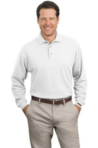 Port Authority Men's L/S Core Classic Pique Polo