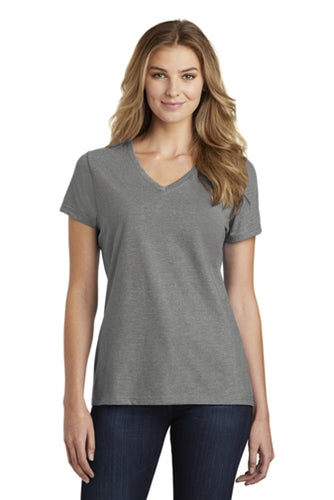 Port & Company Ladies V-Neck Blend Tee