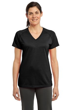 Sport-Tek S/S Ladies Ultimate Performance V-Neck