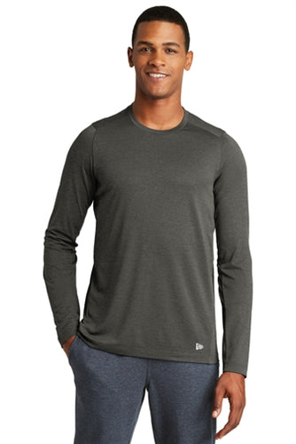 New Era Men's Performance L/S Crew Tee