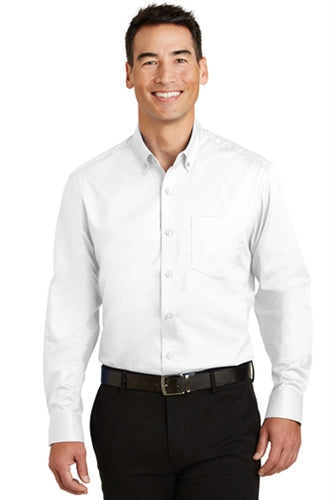 Port Authority Men's L/S SuperPro Twill