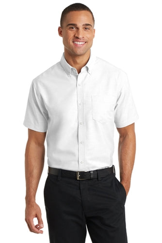 Port Authority Men's S/S SuperPro Oxford Shirt