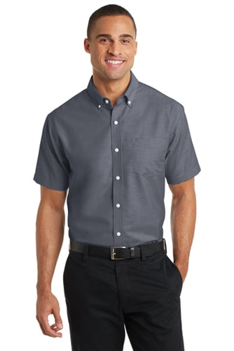 Port Authority Men's S/S SuperPro Oxford Shirt