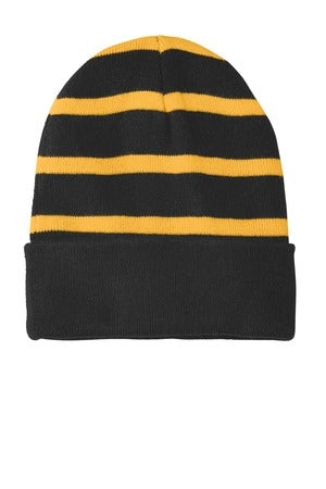Sport-Tek Striped Beanie